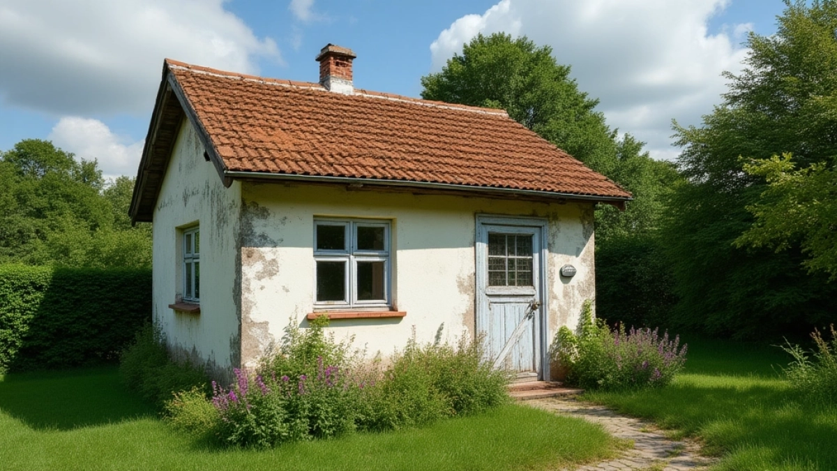 jak wyremontować domek na działce