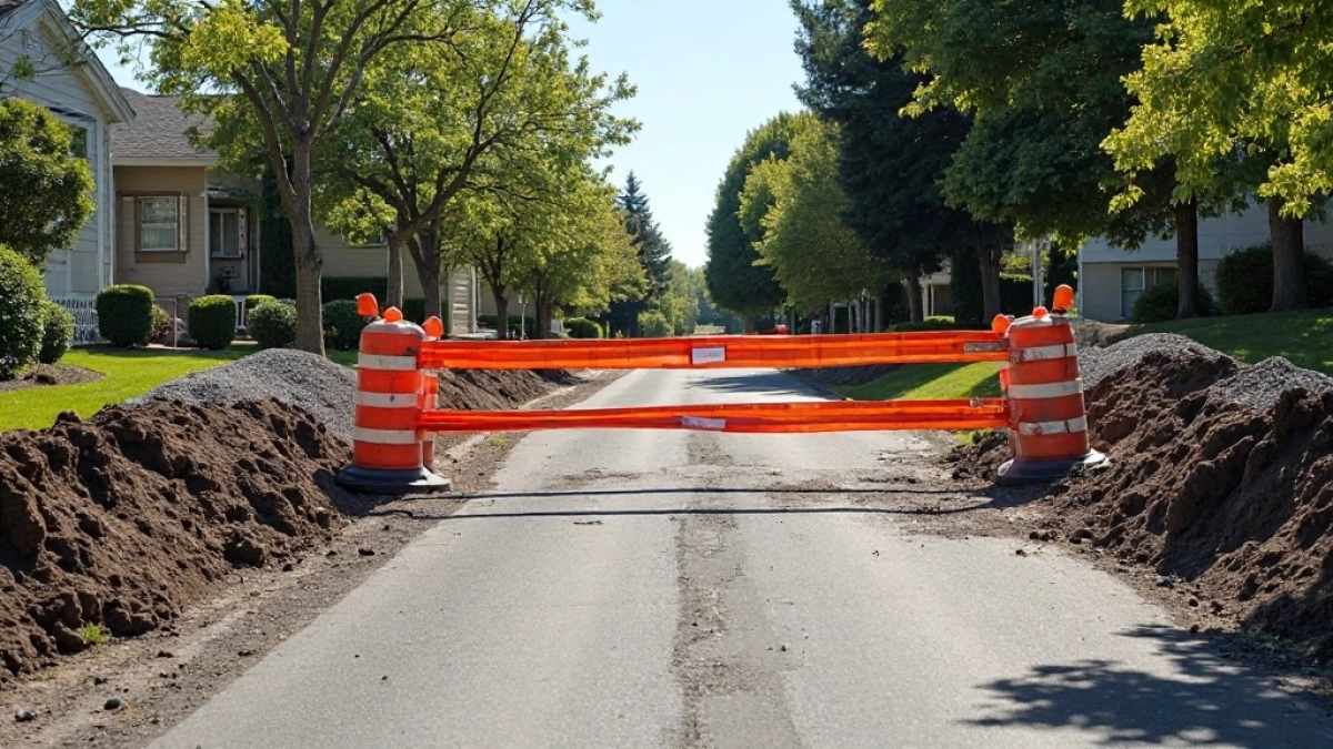 Remont drogi a wjazd na posesję