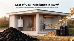 Koszt instalacji gazowej w domu 150m2